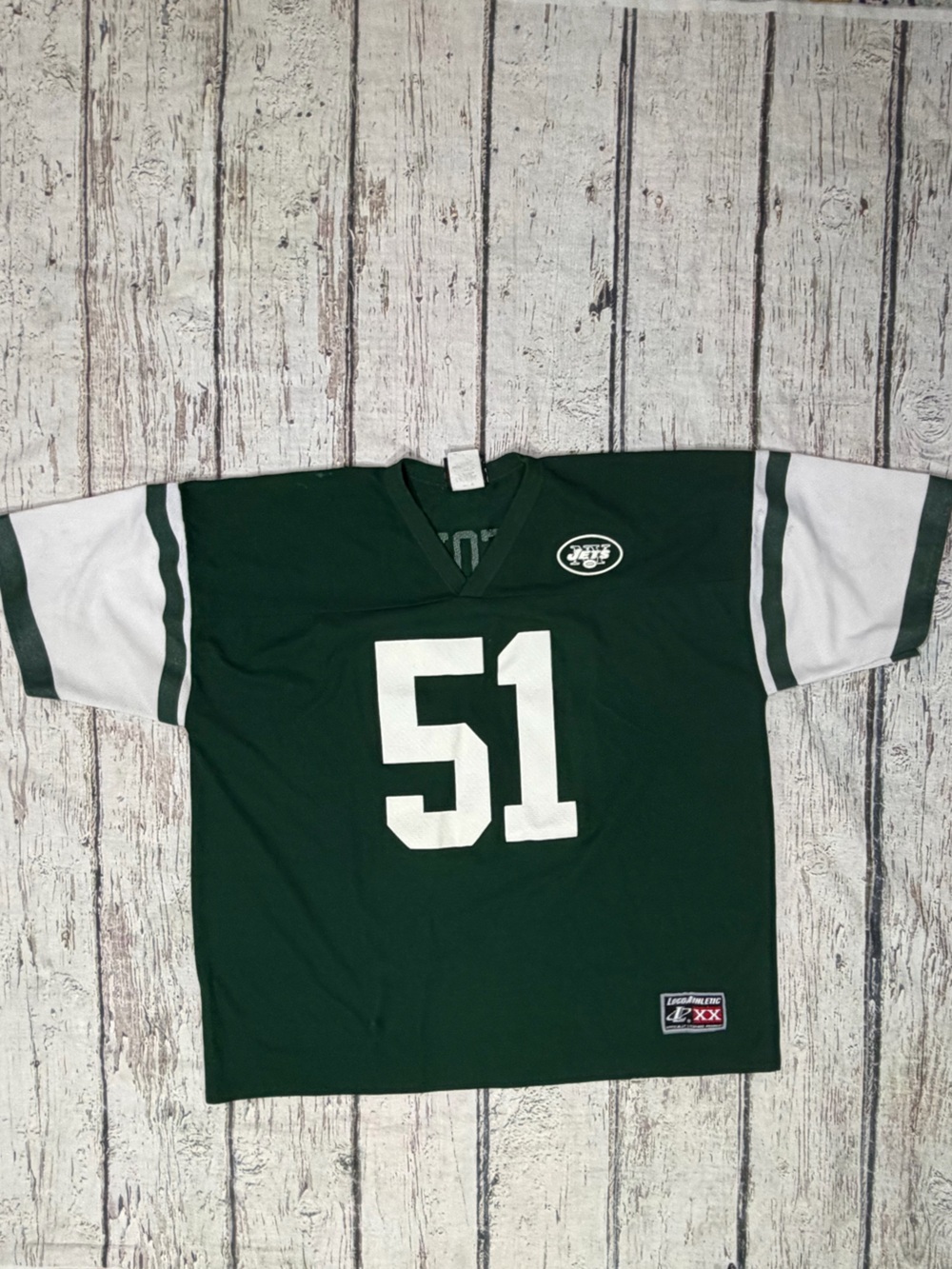 New York Jets Vintage Bryan Cox NFL Football 1990s NFL Football Men's Jersey
